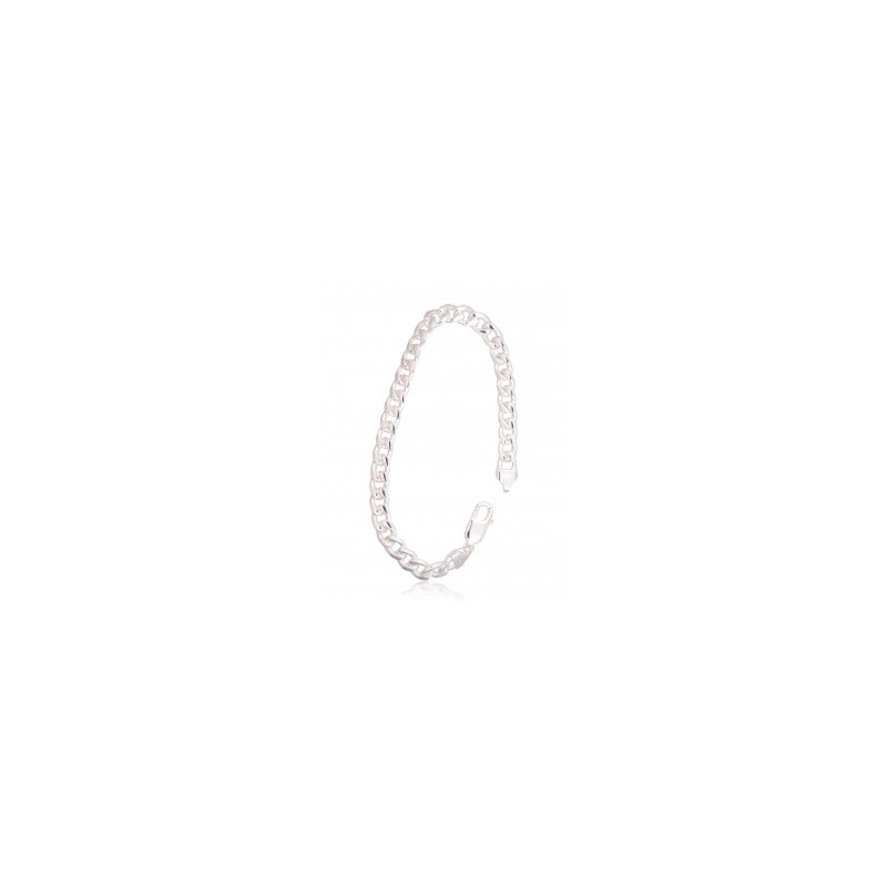 Hõbekett Curb 7 mm 2400139-bracelet, Hõbe 925°
