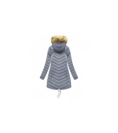 REVERSIBLE HOODED JACKET NAVY BLUE-GREY (W214BIG) striukė