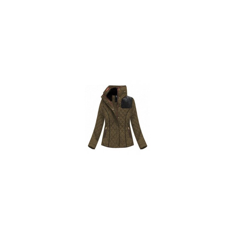 SHORT QUILTED JACKET BROWN (WZ105) striukė