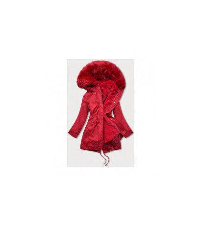 HOODED PARKA WITH LINER RED (7600) striukė
