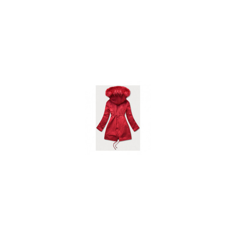 HOODED PARKA WITH LINER RED (7600) striukė