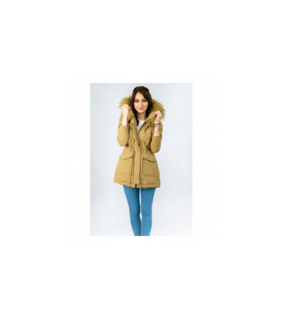 HOODED PARKA MUSTARD (7617) striukė