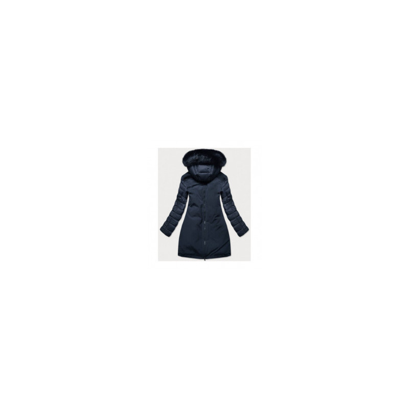 COMBINED MATERIAL JACKET NAVY BLUE (7708) striukė