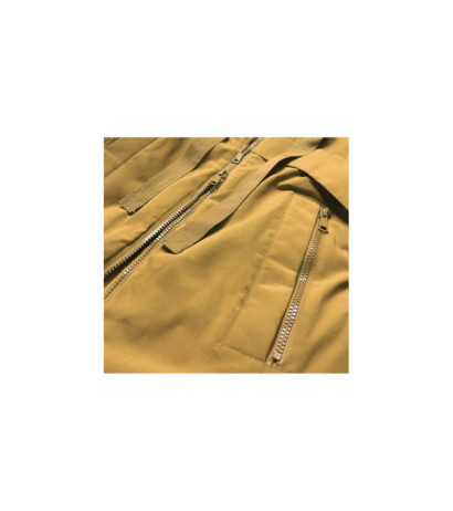 COMBINED MATERIAL JACKET YELLOW (7708) striukė