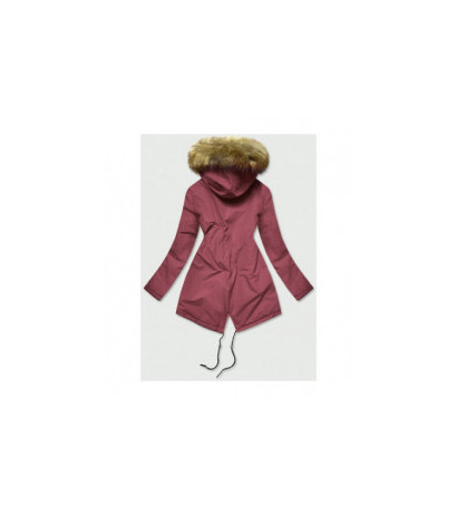 PINK PARKA JACKET (B2628) striukė