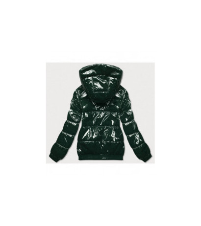 QUILTED HOODED JACKET RED (7218BIG) striukė