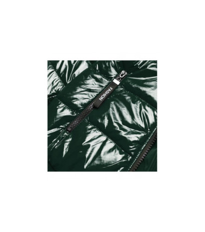 QUILTED HOODED JACKET RED (7218BIG) striukė