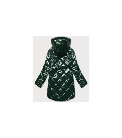 QUILTED HOODED JACKET RED (7218BIG) striukė