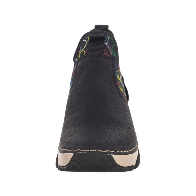 Rieker Czarne 45957-00 Black (RI194-a) kingad