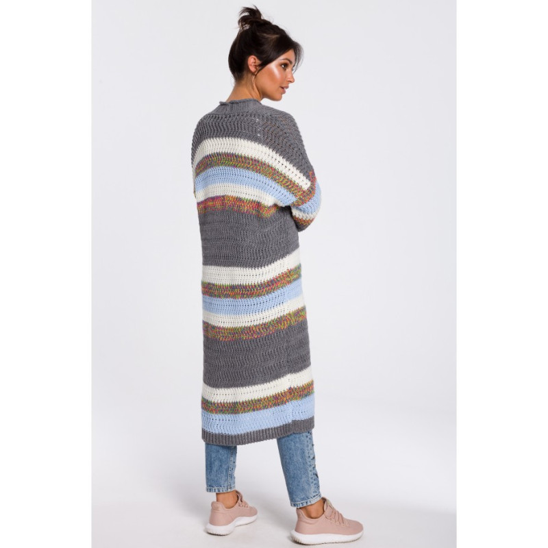 BK036 Kardigan wielokolorowy - model 2