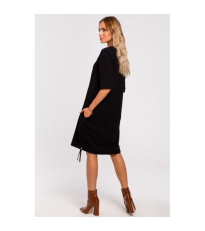 M451 Sukienka bombka - czarna