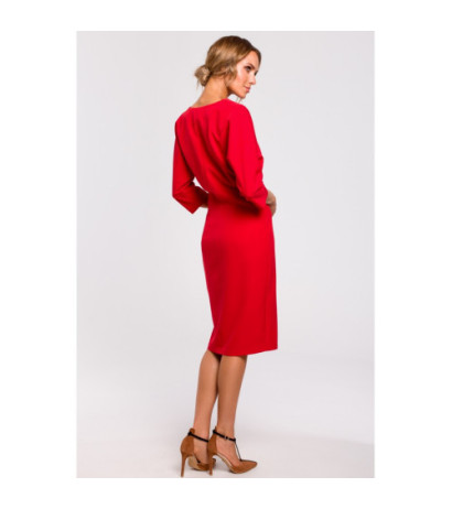 M464 Sukienka z luźną górą - czerwona