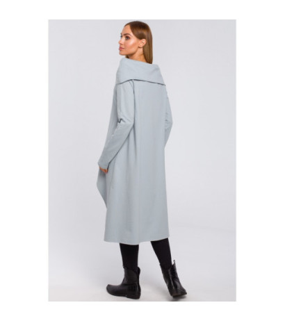 M477 Tunika z szerokim kołnierzem - kolor gołębi