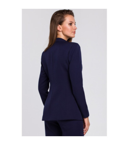 K036 Żakiet zapinany na guzik - atramentowy