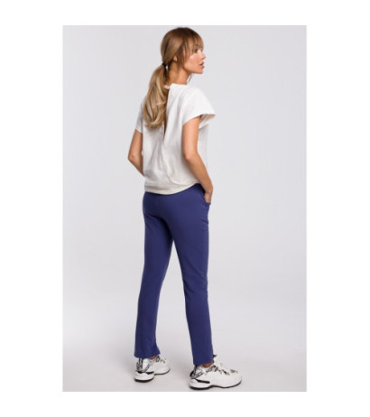 M493 Spodnie z rozporkami - indygo