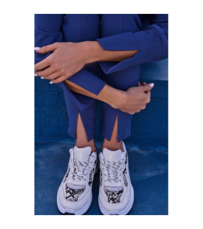 M493 Spodnie z rozporkami - indygo