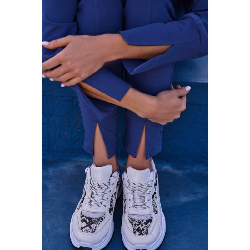 M493 Spodnie z rozporkami - indygo