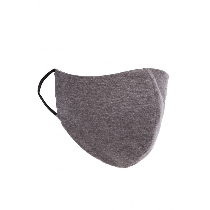 Profilowana maseczka bawełniana - szara