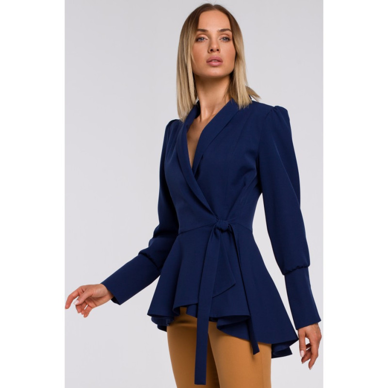 M529 Żakiet typu frak - granatowy