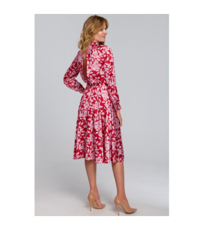 K084 Sukienka z rozcięciem na plecach - model 1