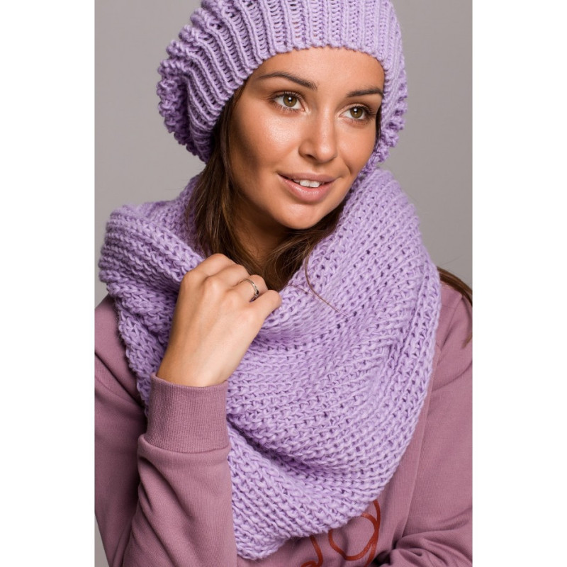 BK061 Szeroki komin - lawendowy