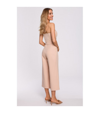 M571 Kombinezon Gorsetowy - beżowy