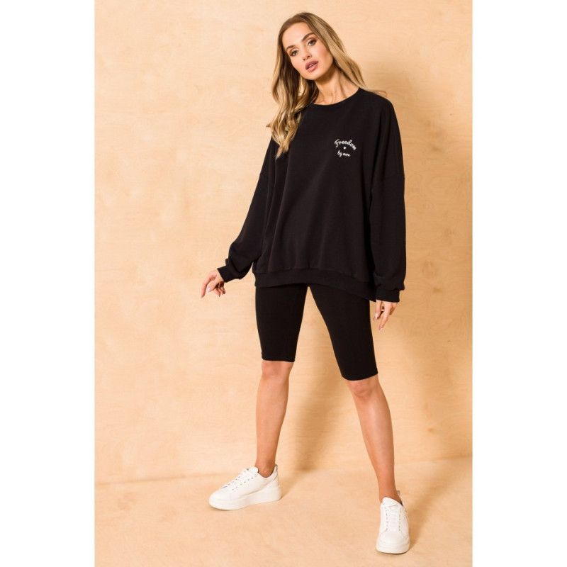 M593 Krótkie Legginsy Typu Kolarki - czarne