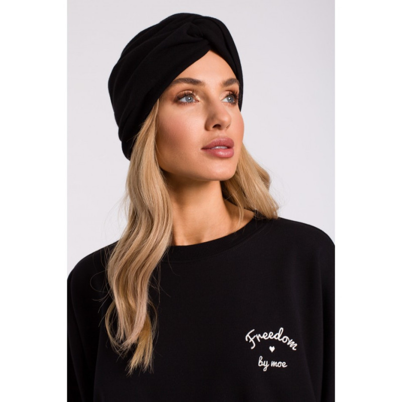 M601 Czapka Typu Turban - czarna