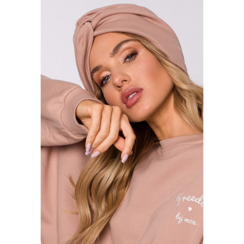 M601 Czapka Typu Turban - mokka