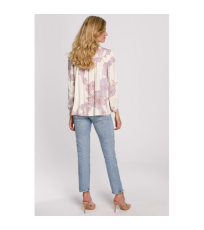 K099 Bluzka z bufiastymi rękawami - model 3