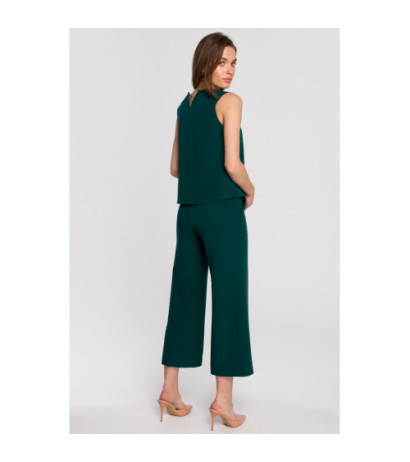 S257 Bluzka bez rękawów - zielona