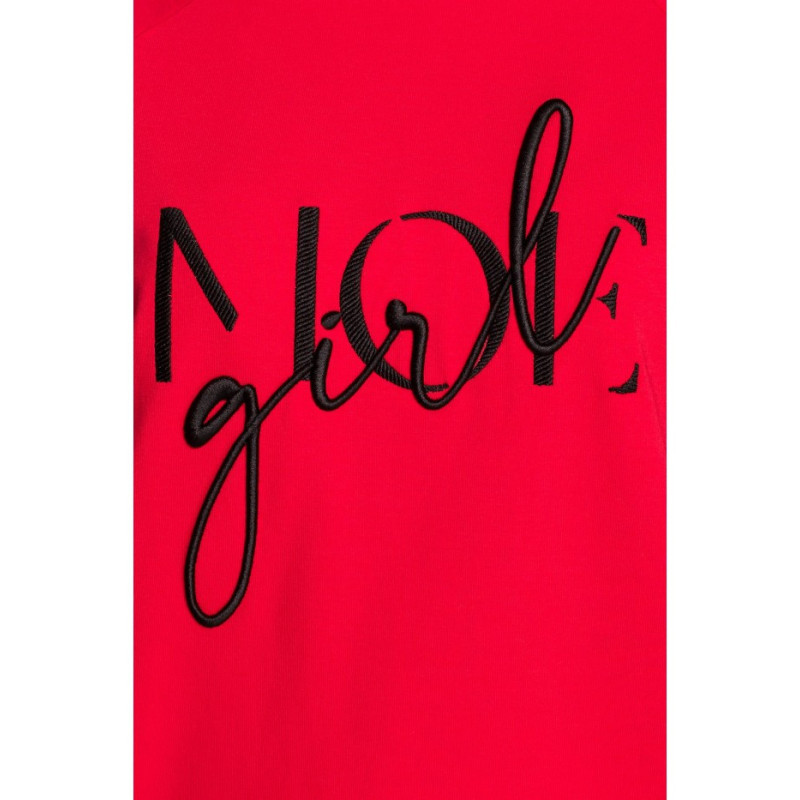 M693 Bluza z haftem - czerwona