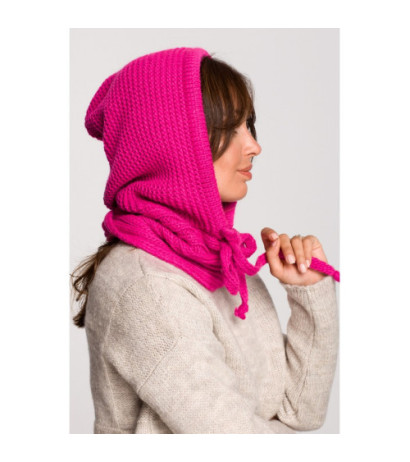 BK095 Kominiarka z trokami - różowa