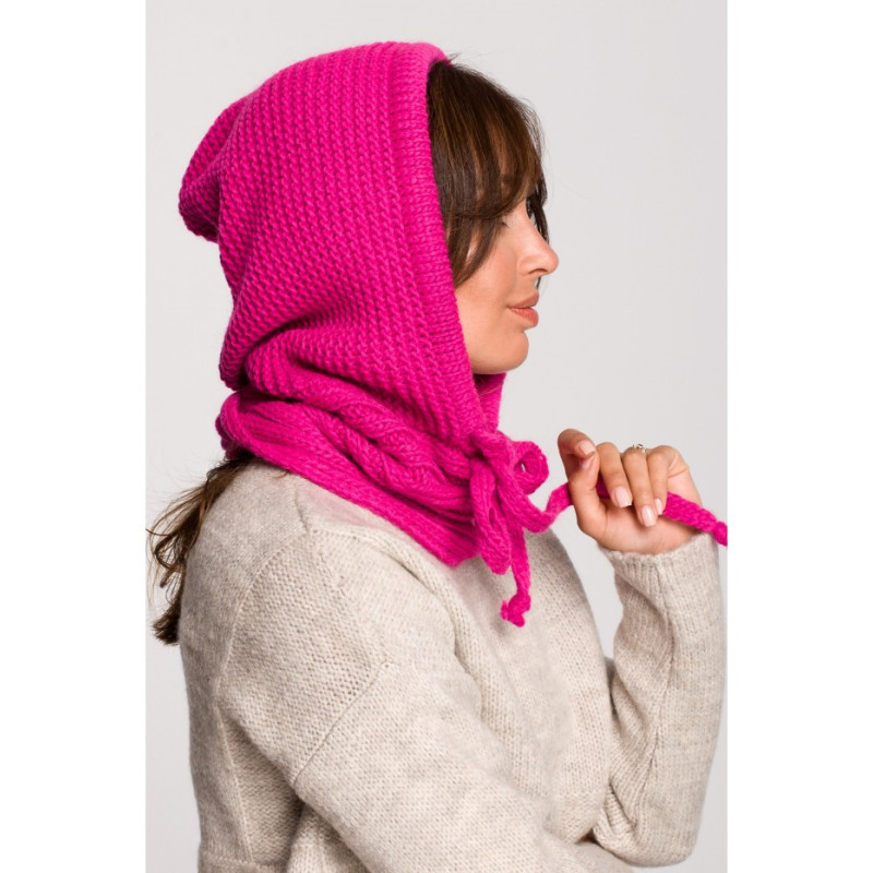 BK095 Kominiarka z trokami - różowa