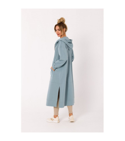 M729 Bluza długa jak parka - agawa