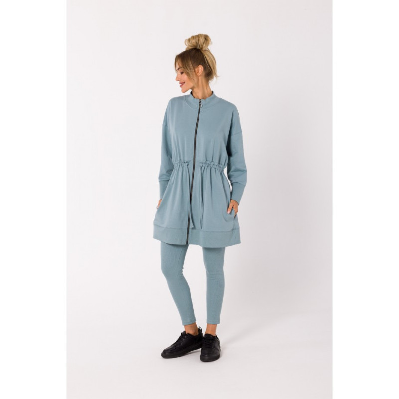 M733 Sukienka na zamek z wycięciami na plecach - agawa