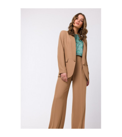 S330 Marynarka bez zapięcia - beżowa