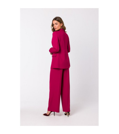 S330 Marynarka bez zapięcia - śliwka