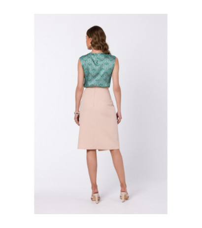 S343 Spódnica - beżowa