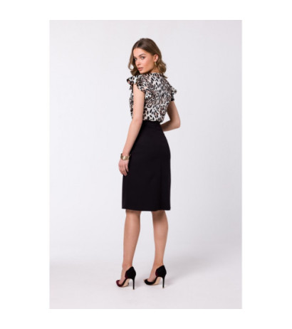S343 Spódnica - czarna