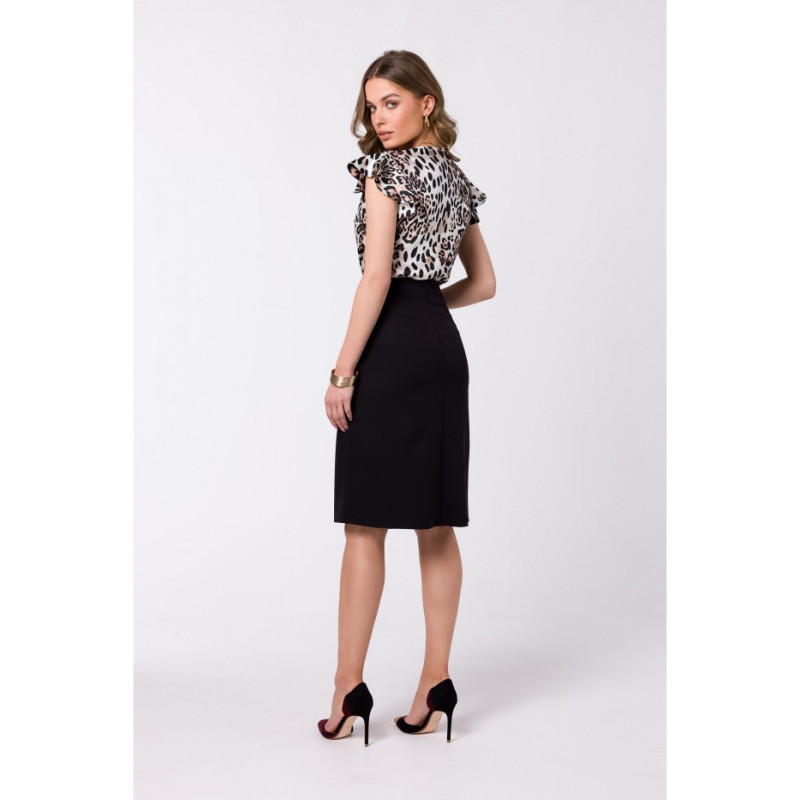 S343 Spódnica - czarna