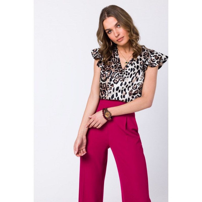 S344 Bluzka z falbankami - model 2