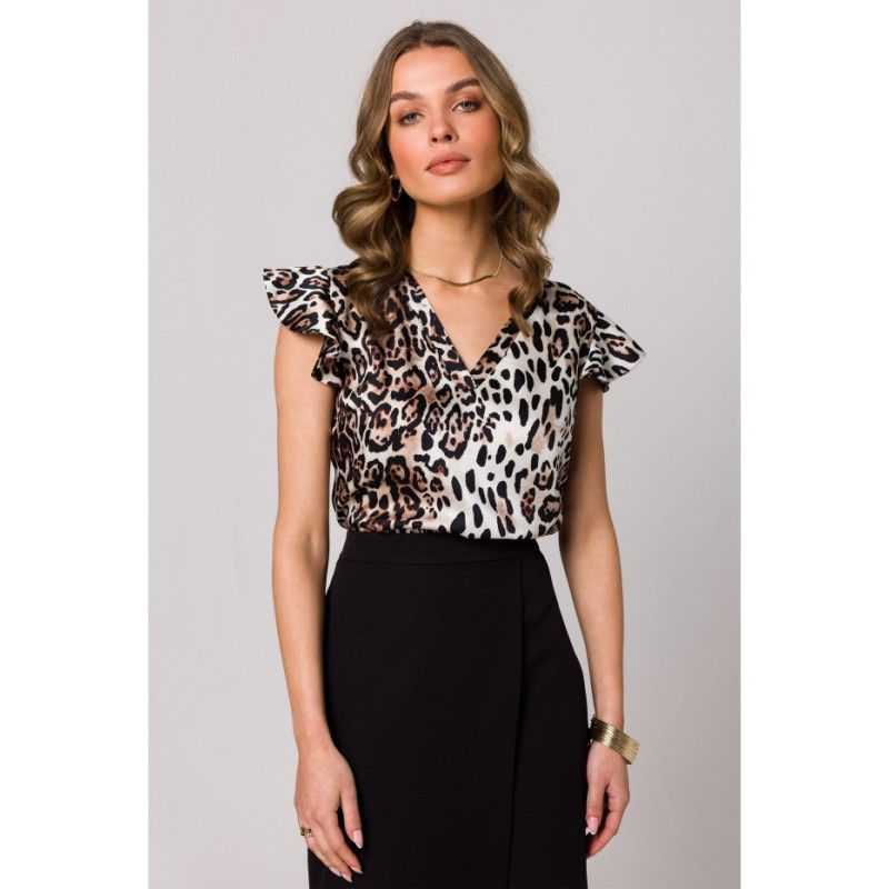 S344 Bluzka z falbankami - model 2