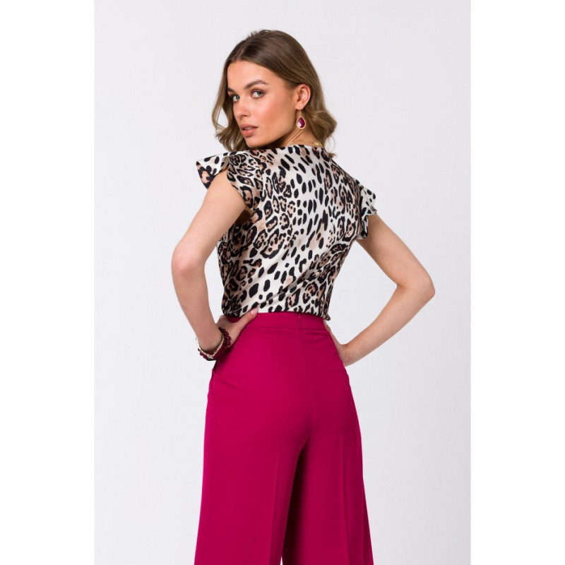 S344 Bluzka z falbankami - model 2