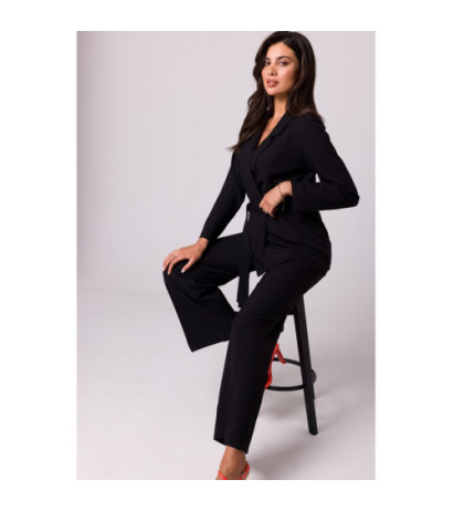 B253 Marynarka wiązana - czarna