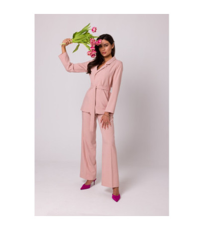 B253 Marynarka wiązana - różowa