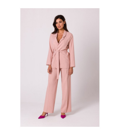 B253 Marynarka wiązana - różowa