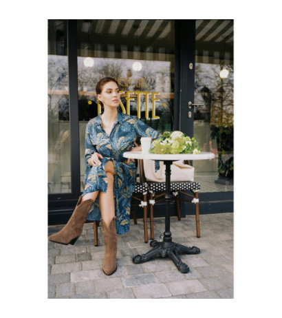 B259 Sukienka rozpinana na przodzie - model 2