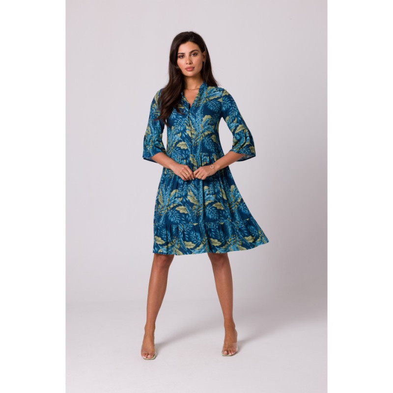 B260 Sukienka z falbanką - model 2