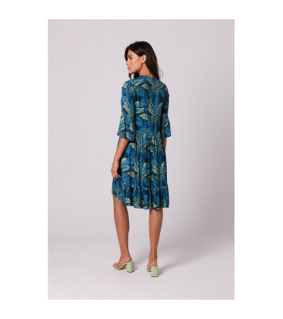 B260 Sukienka z falbanką - model 2